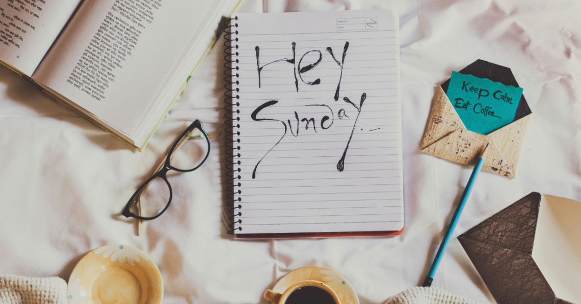 Sunday reset ideas