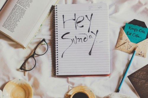 Sunday reset ideas